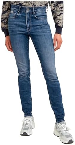 G-STAR Jeans 3301 Skinny para Mujer, Azul (Medium Aged D05175-8968-071), 24W / 3