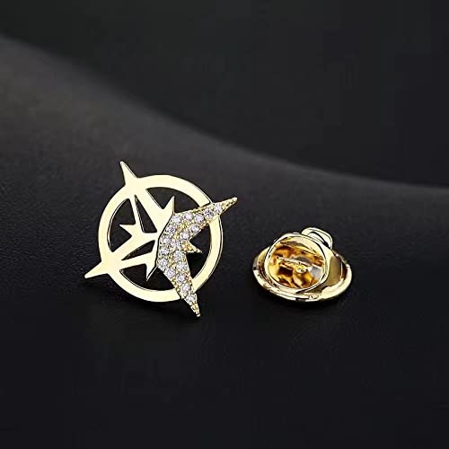 Broche de estrella para traje de hombre ideal para bodas ceremonias y reuniones formales
