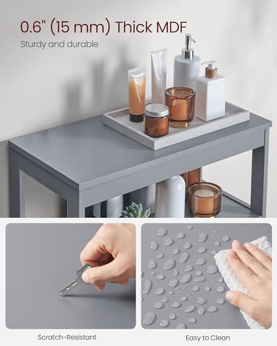 Vasagle UBBC040G02 Bathroom Floor Cabinet, Bathroom Storage Cabinet, Freestanding thumb #7