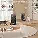 Olfjurk Automatic Dog & Cat Feeder,APP Controlled with Freshness Preservation, 4L Timed Cat Feeder with Timer Programmable, HD Camera for Voice and Video Recording (Black