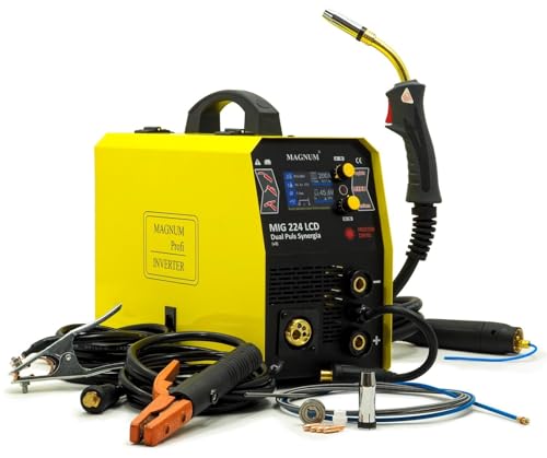 DBA_MAGNUM 224 LCD MIG/MAG LCD 3 en 1 Synergy Dual Pulse Inverter Soldadora 200A