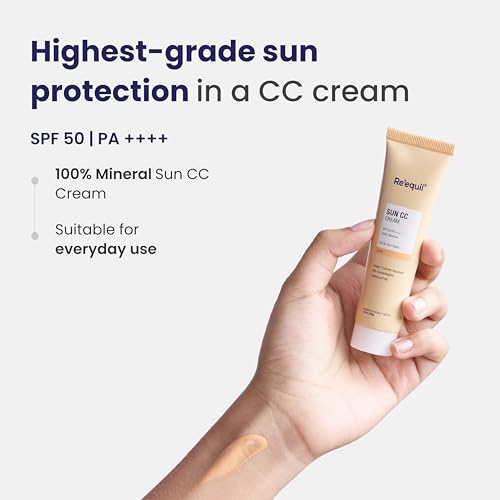 RE' EQUIL Sun Cc Cream (Charm) | Spf 50 Pa++++ | 100% Mineral Uv Filter | Cc Cream With Sun Protection | 30Gm - Image 2