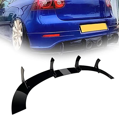 Diffuseur pare-chocs arrière noir brillant pour VW Golf 5 R32 MK5 2005-2008