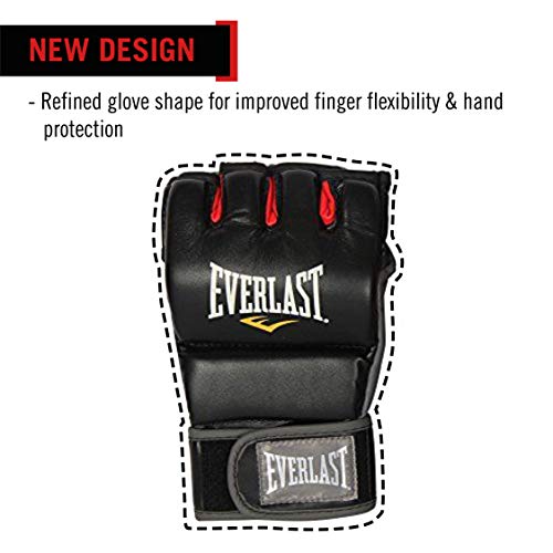 Everlast Train Advanced Mma 7-Ounce Grappling/Training Gloves (Black, Small/Medium) #TOP4