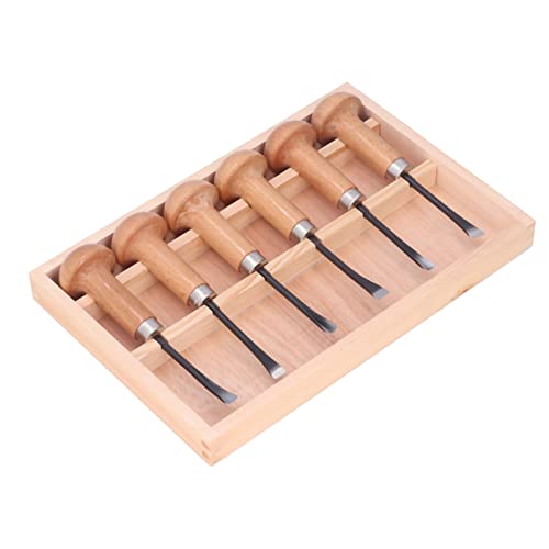 Wood Carving Chisel Set Kit Sculpture Hand Tools Mushroom Handle DIY Art Craft Accessories