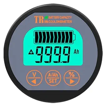 AiLi Voltmeter Ammeter Voltage Current Meter Voltmeter Ammeter 100V 350A Caravan RV Motorhome 999 AH
