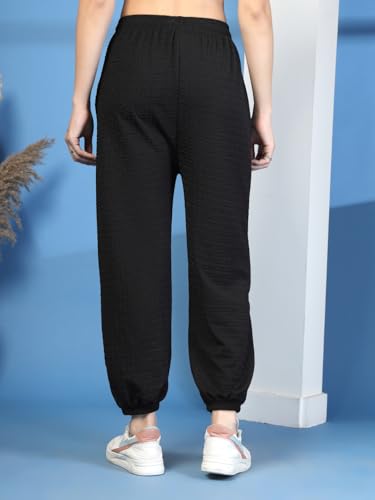Image of UZARUS Women's Ultra-Soft Baggy Fit /Relaxed Fit Joggers with Side Pockets & Gripped Hem