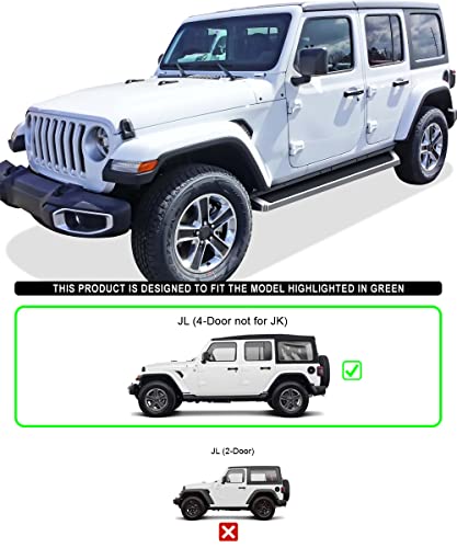 Estribos laterales APS para Jeep Wrangler JL 2018-2026 miniatura 2