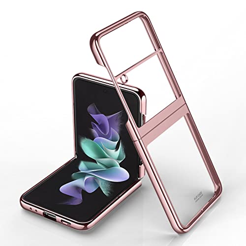 Coque Samsung Galaxy Z Flip 5G coque de protection pliante électrolytique or rigide Z FLIP4