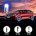 QZTYTY 6PCS Car Tire Valve Light, LED Wheel Lights, Waterproof LED Flashing Light, Universal Car Exterior Accessories Neon Flash Light Tire Valve Lights Compatible with Car Motorcycle (Blue)