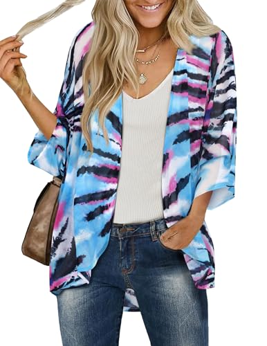 Image of BB&KK Women's Floral Kimono Summer Short Cover Ups Tops