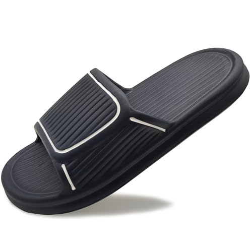 Cloud Slides for Women and Men Pillow House Slippers Non-Slip Shower Shoes Fit Bathroom Bedroom Pool Beach