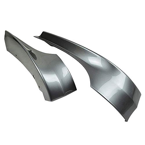 Pre-Painted Front Bumper Lip Splitter Compatible With 2009-2012 Bmw E90 3 Series, L Type Painted Space Gray # A52 Pp Air Dam Chin Diffuser Front Bumper Lip Available By Ikon Motorsports #TOP5