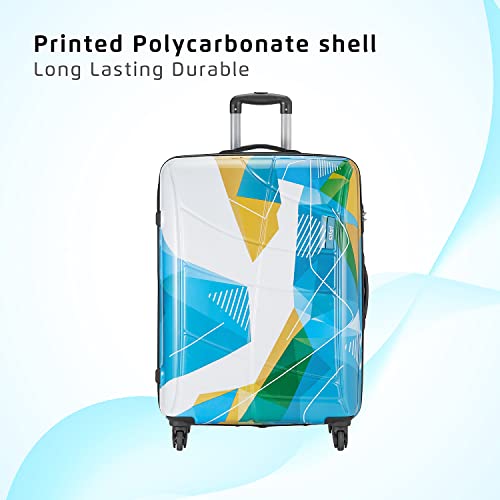 Image of Safari Luma 77 Cms Large Check-in Trolley Bag Hard Case Polycarbonate 4 Wheels 360 Degree Wheeling System Luggage, Trolley Bags for Travel, Suitcase for Travel, Multicolour