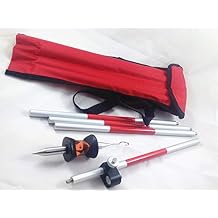 New 360Mini Prism with 4 Poles for Topcon/Leica/Nikon/Sokkia Total Station