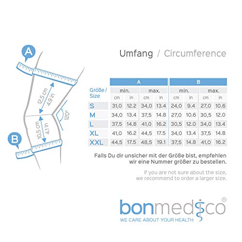 Kniebandage für Sport von bonmedico – Orthopädische Unterstützung