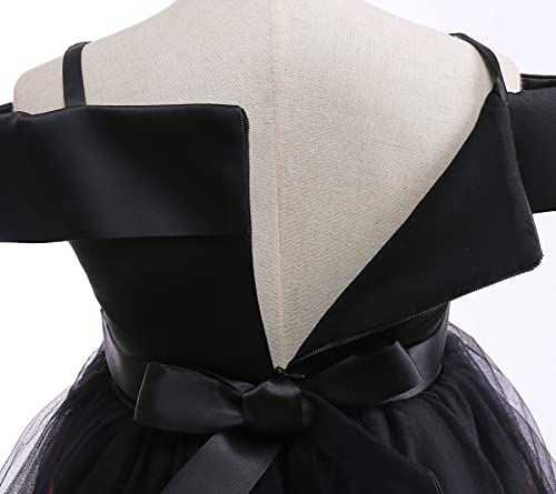 Nssmwttc Girls Special Occasion Dresses Wedding Bridesmaid Christmas Flowers Embroidery Ball Gown Dress thumb #5