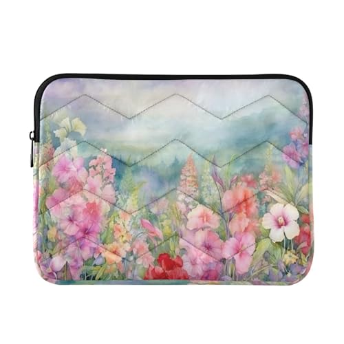 Funda para laptop de 13-14 pulgadas con flores coloridas