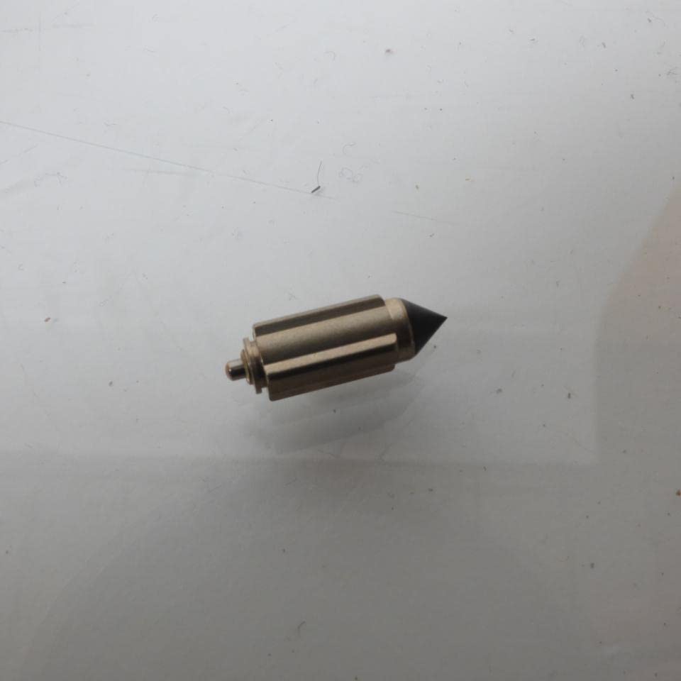 Punta galleggiante del carburatore di nuova origine Honda. Dimensioni: lunghezza 18 mm. Diametro 6 mm. Venduto all'unità senza il sedile della punta. Consegnato come da foto.