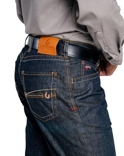 LAPCOFR unisex adult P-indm10 jeans, Washed Denim, 36W x 30L US2