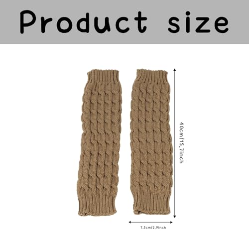 Image of 2 Pcs Leg Warmers Y2k, Leg Warmers, Y2k Accessories, Cute Kawaii Cream Legwarmers for Women Winter