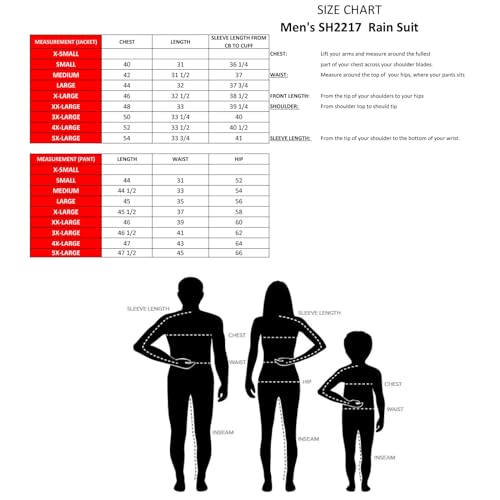 NexGen SH2225 Men's Black Waterproof Rain Suit with Reflective Piping3