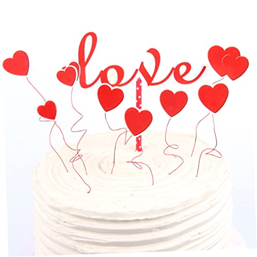 Gadpiparty Decoração De Casamento Decoração De Coração Cupcake Toppers 18 Pçs Bolo De Dia Namorados