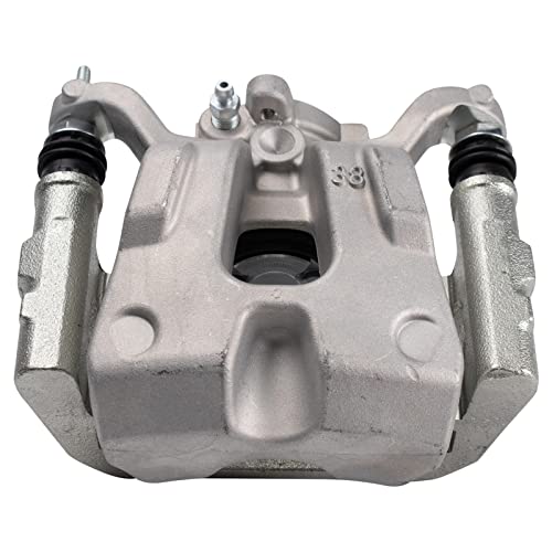 Image of TRQ Rear Brake Pad and Rotor Set Ceramic Calipers Compatible with 2015-2017 Chrysler 200