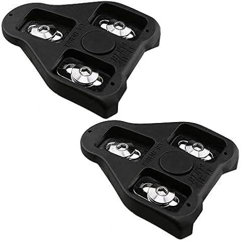 CyclingDeal Bike Cleats Compatible with Peloton & Look Delta - Indoor Cycling & Road Bike Bicycle Cleats Set - Compatible with Indoor Exercise Bikes Pedals & Shoes - 0 Degree 1 Pair Cover