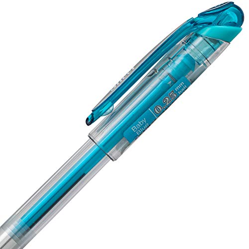 Bolígrafo Pentel Arts Slicci 0.25 mm Tinta Azul Pack x12 miniatura 4
