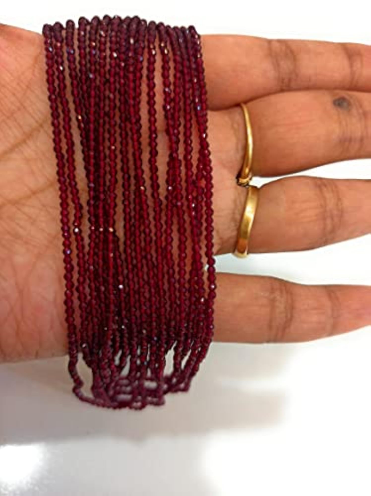 Women's Semi Precious Crystal Stone Multi-Layered Necklace