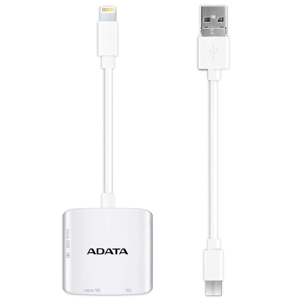 Amazon | ADATA 3WAY Lightning カードリーダー iOS Android