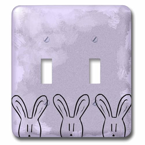 Three Bunnies Interrupteur à baïonnette 3dRose LSP_51441_2 : l'astuce pour masquer les murs ternes