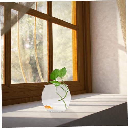 Mini bol à poisson en plastique rouge UKCOCO pour décoration - 8