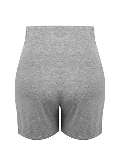 Umstandsshorts Damen Umstandshose Shorts Schlafanzug/Pyjama/Yoga Hose Kurz – Bild 8