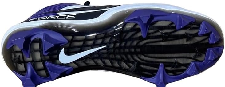 Nike Force Savage Pro 3 Mid Men's Football Cleats White Blue Black DA5453-105 Size 16