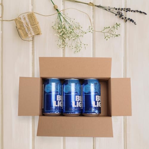 Image of 9x5x3 Shipping Boxes Set of 40, Brown Kraft Corrugated Cardboard Small Boxes Mailers for Business Packaging