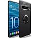 Produktbild WATACHE Galaxy S10 Plus Hülle, Slim Fit Schwere, weiche TPU-Hülle mit Metallfinger-Ringhalterung Kickstand [Support Magnetic Car Mount] für Galaxy S10 Plus,Schwarz