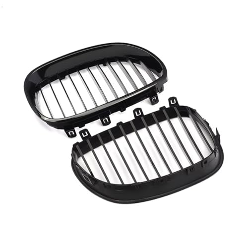 Couvercle d'évent capot pour BMW Série 5 E60 E61 noir brillant - 6