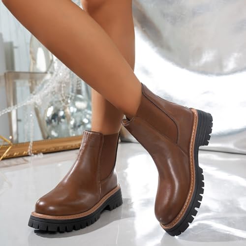Bottes courtes style britannique au design décontracté d'automne - 2
