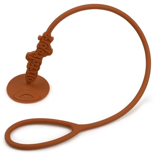 Image of Don't Drop It ® Silicone Suction Cup Strap Tether - Keep Cups, Bottles, Toys, and More from Hitting The Floor - Easily Attaches to Smooth Sufaces on High Chairs, Tables, Bouncers, Walker Trays, etc.