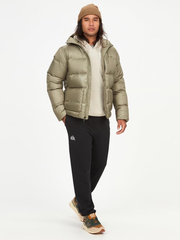 Marmot Guides Down Hoody Lightweight down jacket, warm winter puffy, water-repellent quilted coat, windproof functional jacket, packable outdoor jacket with hood Hombre (Pack de 1)
