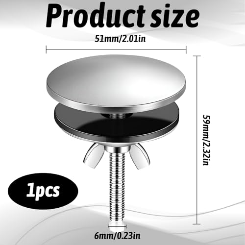 Wasserhahn Lochabdeckung,Hahnlochstopfen,Armaturen-Abdeckung,Blindstopfen Spüle,Locher Schwarz, Für Spülbeckenlochstopfen Für Zuhause Küche Und Bad, Lochabdeckung Spüle (Silber)
