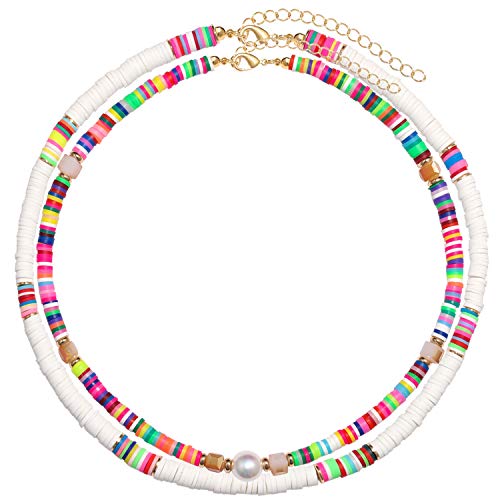 Collier Heishi arc-en-ciel à offrir pour un style bohème et solaire unique