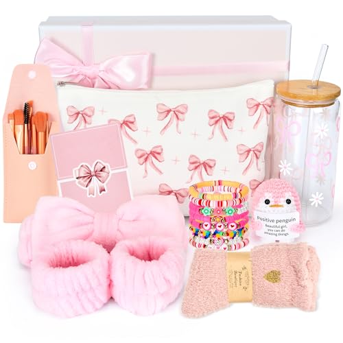 Fegat Presentes para meninas adolescentes 9 10 11 12 13 14 15 16 anos, presente de mulher aniversário para mulher, presentes de mulher para dia dos namorados, Natal, Dia da Mãe, Escolarização (rosa)