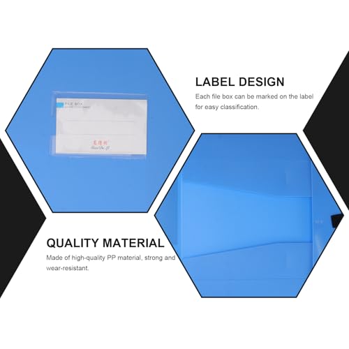 Boîtes de rangement documents pliables pour trier efficacement vos fichiers volumineux sans encombre - 6