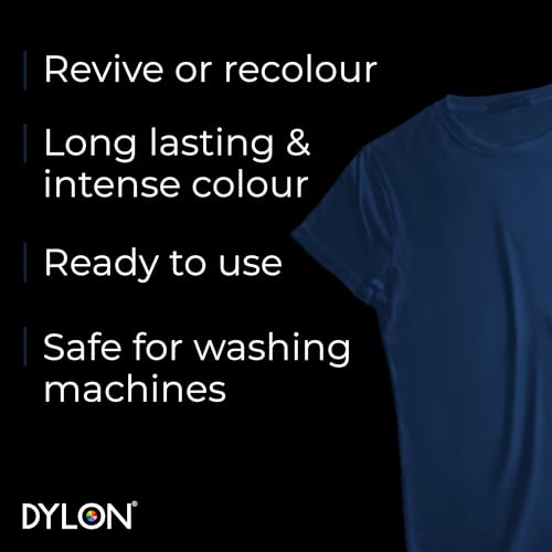 DYLON Washing Machine Fabric Dye Pod for Clothes & Soft Furnishings, Navy Blue , 350g ( Pack of 1)