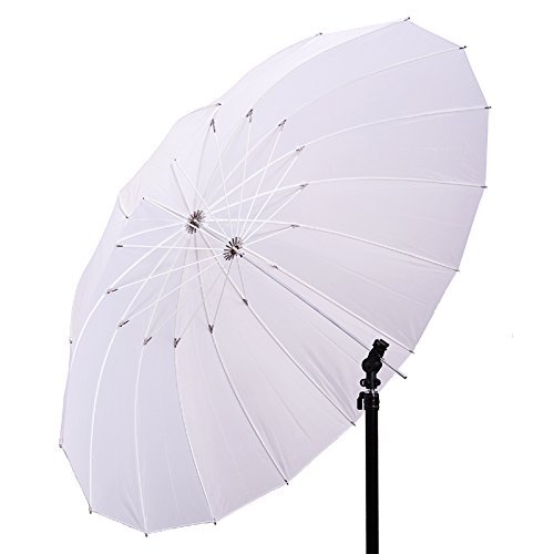 CowboyStudio 57in Soft White Diffuser Umbrella for Photo and Video Studio