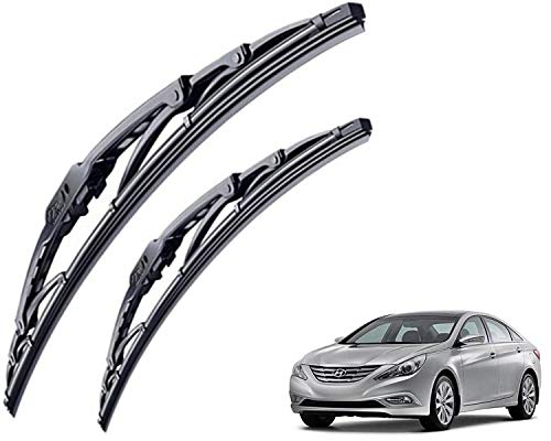 Image of WolkomHome High Performance OE Car Wiper Blade Replacement set of 2 Pc Right 21 inch Left 19 inch for Hyundai Sonata