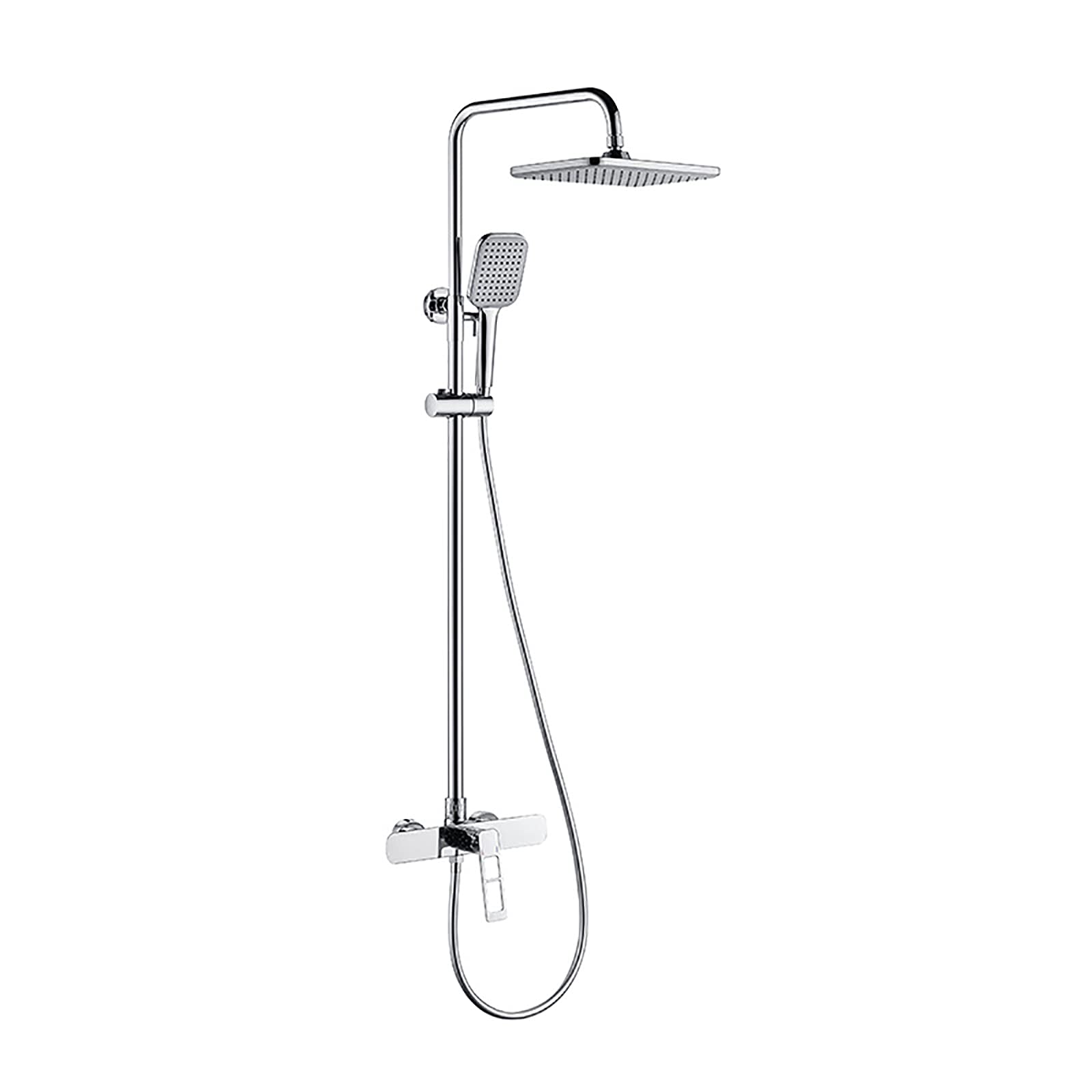 Pommeau de douche à effet pluie en laiton pour remplacer une robinetterie calcaire qui fuit
